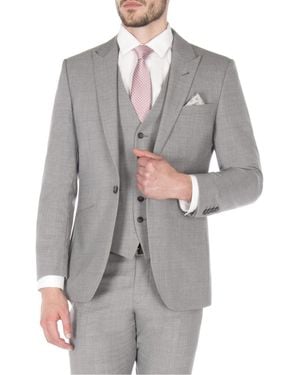Racing Green Light Panama Suit Jacket - Grey