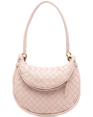 Bottega Veneta Pre-Owned Small Nappa Intrecciato Gemelli Hobo - Pink