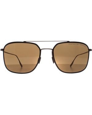 Porsche Design Aviator P8940 Metal - Brown