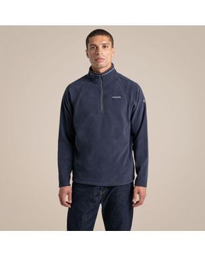Craghoppers Corey Vi Half Zip Micro Fleece Midlayer Top Cma1287 - Blue