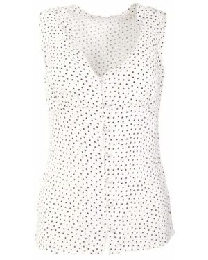 Secret Label Sleeveless Blouse - White