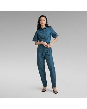 G-Star RAW G-Star Raw Bristum Deconstructed Jumpsuit - Blue