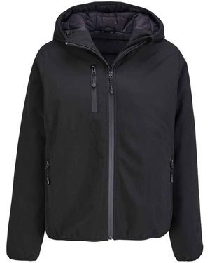 Sol's Ladies Falcon Padded Soft Shell Jacket - Black
