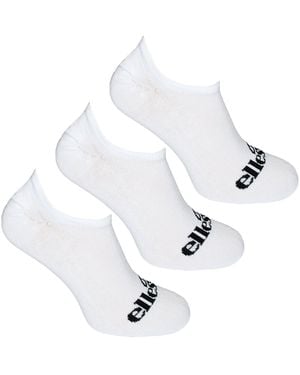 Ellesse 3-Pack Frimo No Show Socks Cotton - White