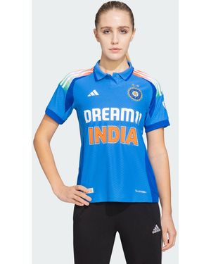 adidas Originals India Cricket One Day International Jersey - Blue