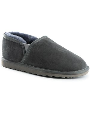 Aus Wooli Australia Newcastle Easy Slip-On Slippers - Grey