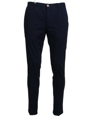 Domenico Tagliente Casual Chino Trousers - Blue
