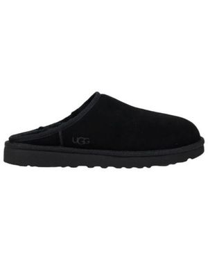 UGG Ugg Zwarte Suède Leren Klompen