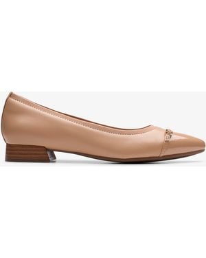 Clarks Natalyn Dusk Leather Shoes - Brown
