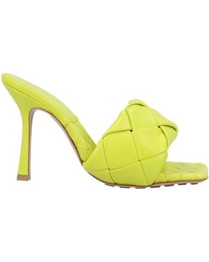 Bottega Veneta Heeled Mules - Yellow