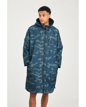 Tokyo Laundry Mid-Length Logo Dryrobe - Blue