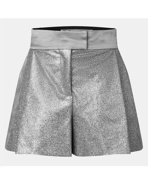 Off-White c/o Virgil Abloh Off Metallic Bermuda Shorts - Grey