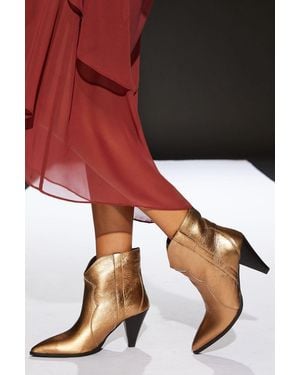 Runway 1.8.1.8 Leather Western Boots - Multicolour
