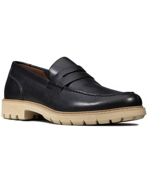 Clarks Batcombe Edge Shoes Various Colours - Blue