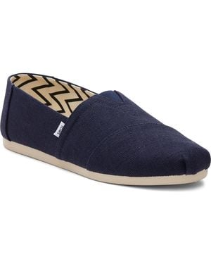 TOMS Alpargata Classic Katoenen Marineblauwe Espadrilles