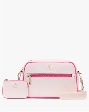 Kate Spade Emma Pebbled Leather Small Camera Bag - Pink