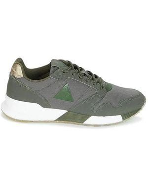 Le Coq Sportif Omega X Metallic Trainers - Green