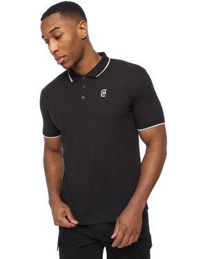 Crosshatch Utilate Polo Shirt - Black