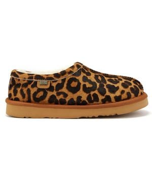 Australia Luxe Outback Leopard Slippers - Brown