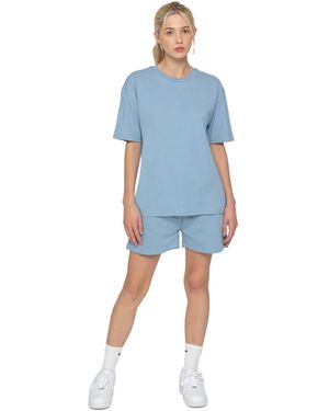 Enzo T-Shirt Tracksuit With Shorts - Blue