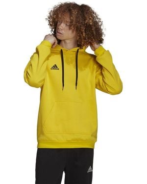 adidas Entrada 22 Sweat Hoodie - Yellow
