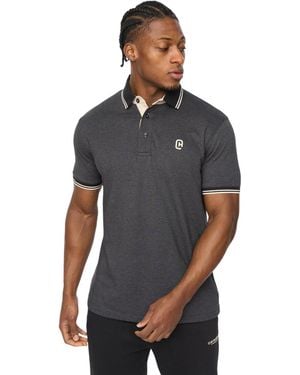 Crosshatch Preece Polo Shirt Cotton - Grey