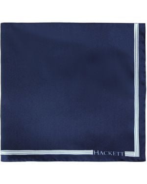 Hackett Satin Solid S Navy Handkerchief Hm012094 595 - Blue