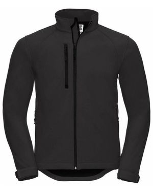 Russell Water Resistant & Windproof Softshell Jacket - Black