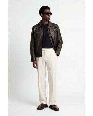 Weston Reece Harrington Leather Jacket - Black