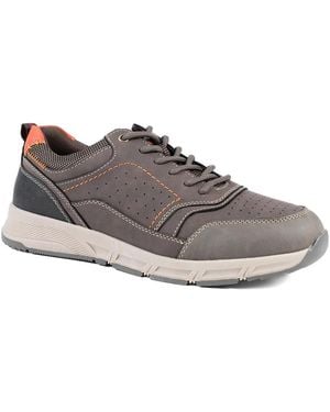 Jones Bootmaker Wide Fit Lace Up Shoes With Grip Sole - Grey