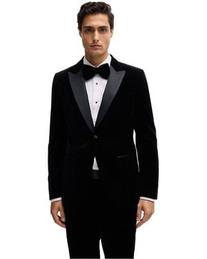 BOSS Hbb Hutson Tuxedo Jacket - Black