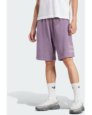 adidas Originals Adicolor Outline Trefoil Shorts - Purple