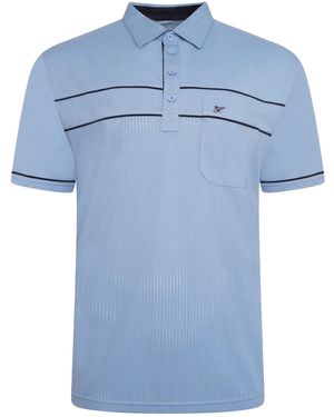 Forge Plus Size Polo Shirt - Blue