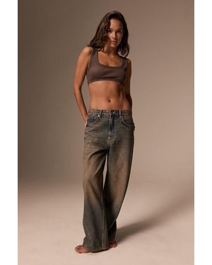 Grimelange Classic Straight Leg Jeans - Brown