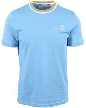 Sergio Tacchini Rainer Fc T-Shirt Baltic Sea//Old - Blue