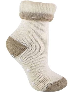 Sock Snob Pantoffelsokken Van Alpacawolmix Voor - Wit