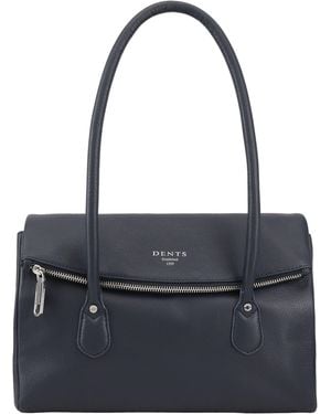 Dents Ashbourne Leather Handbag - Blue