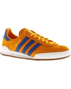 adidas Originals Trainers Jeans Leather Lace Up Royal - Black