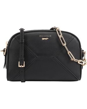 Paul Costelloe Elias Leather Cross Body Bag - Black