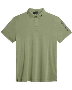 J.Lindeberg J Regular Fit Short Sleeve Polo Shirt - Green