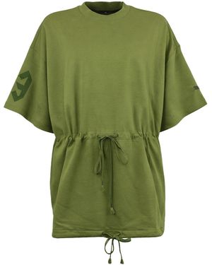 PUMA X Rihanna Fenty Drawstring Graphic T-Shirt Nylon - Green