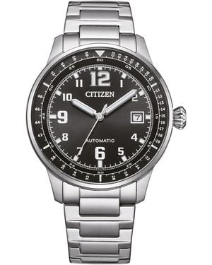 Citizen Urban Military Watch Nj0190-51E Stainless Steel - Metallic