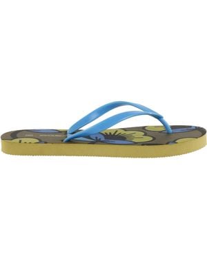 Regatta Ladies Orla Kiely Passion Flower Flip Flops (Cardamom Seed) - Blue