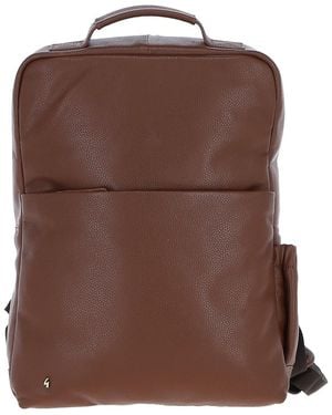 Gabicci Real Leather Backpack - Brown