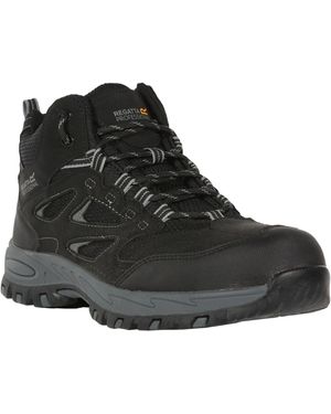 Regatta Mudstone Safety Boots /Granite) - Black