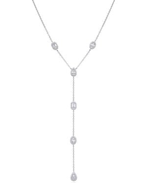 Gena Paris Gena.Paris 'Gabriella' 925 Sterling Zilveren Ketting - Metallic