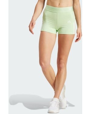 adidas Hyperglam 3-Inch Leggings - Green