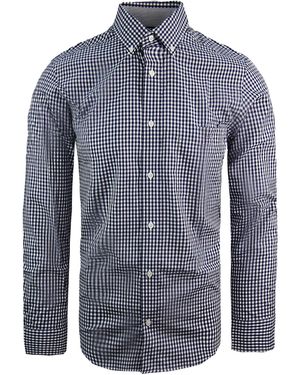 Eden Park Paris Vichy Oxford Shirt - Blue