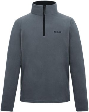 Regatta Great Outdoors Thompson Half Zip Fleece Top (Dark Storm) - Blue