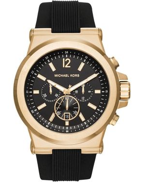 Michael Kors Mk8445 Dylan 48 Mm Chronograph Watch - Metallic